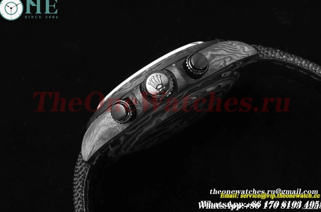 White 40mm Dial Daytona SA4130 DIW Carbon QF NY Black 1230